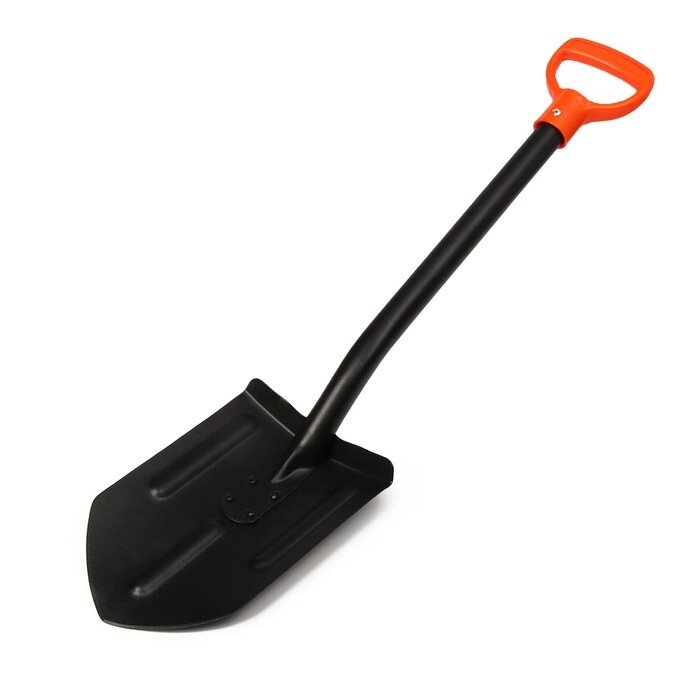 Лопата автомобильная, острая, L  83 см, металлический черенок, с ручкой, Greengo от компании Интернет-магазин "Flap" - фото 1