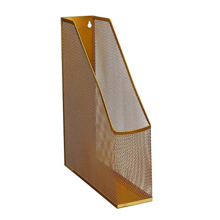 Лоток вертикальный Calligrata, 1 отделение, сетка, металлический, золотой от компании Интернет-магазин "Flap" - фото 1
