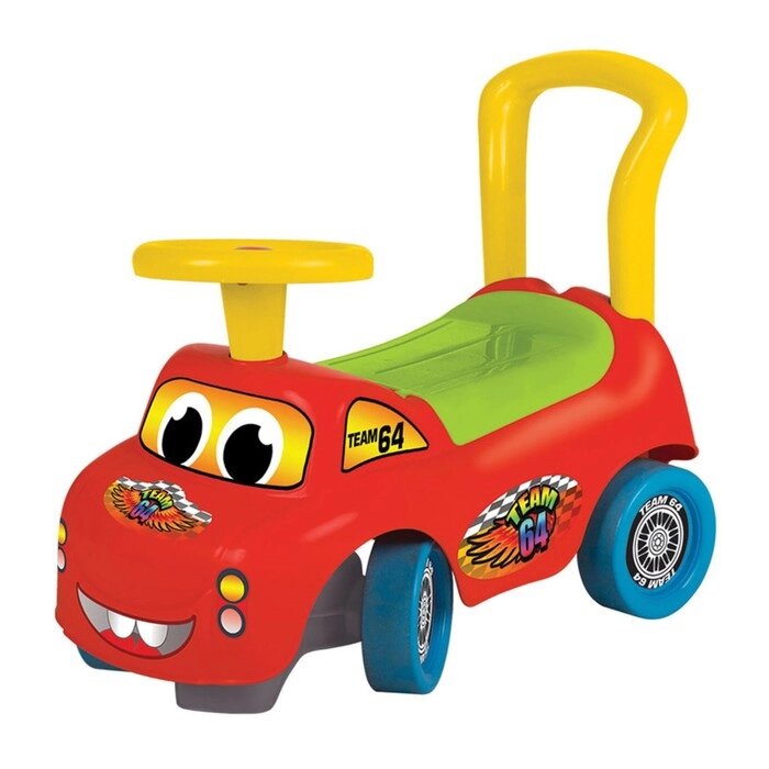 Машина-каталка Team 64, цвет красный от компании Интернет-магазин "Flap" - фото 1