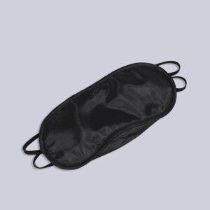 Маска для сна с носиком, двойная резинка, 18 x 8,5 см, цвет чёрный