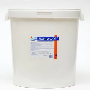 Медленнорастворимый хлор Лонгафор для непрерывной дезинфекции воды, 30 кг