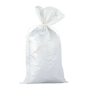 Мешок полипропиленовый 50 х 80 см, белый, 25 кг (комплект из 10 шт.)