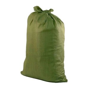 Мешок полипропиленовый 90 х 130 см, для строительного мусора, зеленый, 70 кг (комплект из 10 шт.)