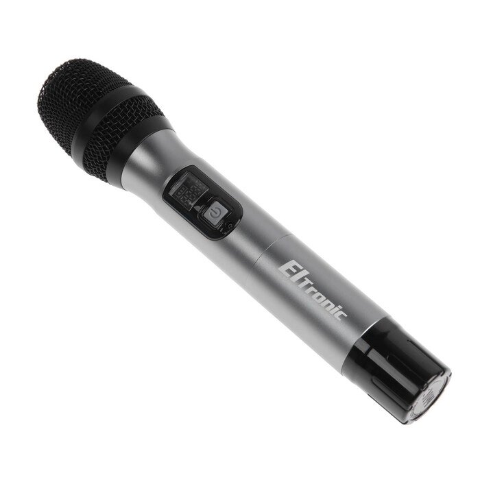 Микрофон для караоке ELTRONIC 10-06, беспроводной, приемник, черный от компании Интернет-магазин "Flap" - фото 1
