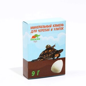Минеральный камень 'Пижон' для черепах и улиток, ракушка, 9 г