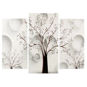 Модульная картина 'Деревья'2-25х50, 30х60 см) 60х80 см