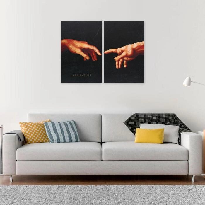 Модульная картина'Руки', 80 х 60 см от компании Интернет-магазин "Flap" - фото 1