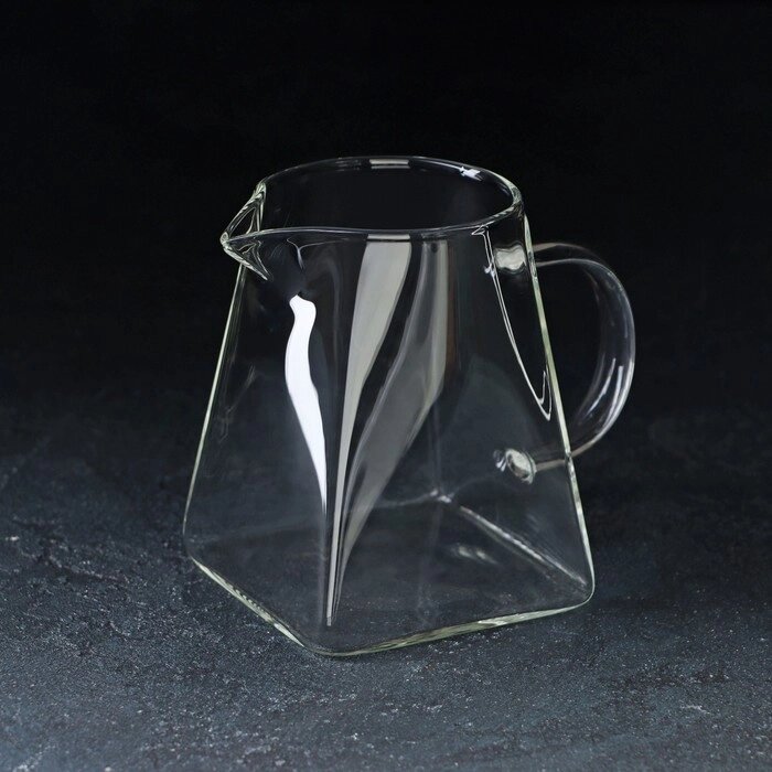 Молочник стеклянный 'Грация', 500мл, 13x9x11,5 см от компании Интернет-магазин "Flap" - фото 1