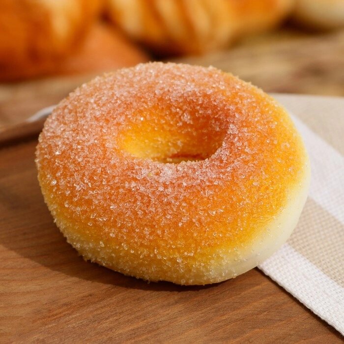 Муляж 'Пончик с сахаром' 7х7х3см от компании Интернет-магазин "Flap" - фото 1