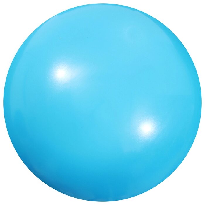 Мяч для художественной гимнастики 'Металлик', d15 см, цвет голубой от компании Интернет-магазин "Flap" - фото 1