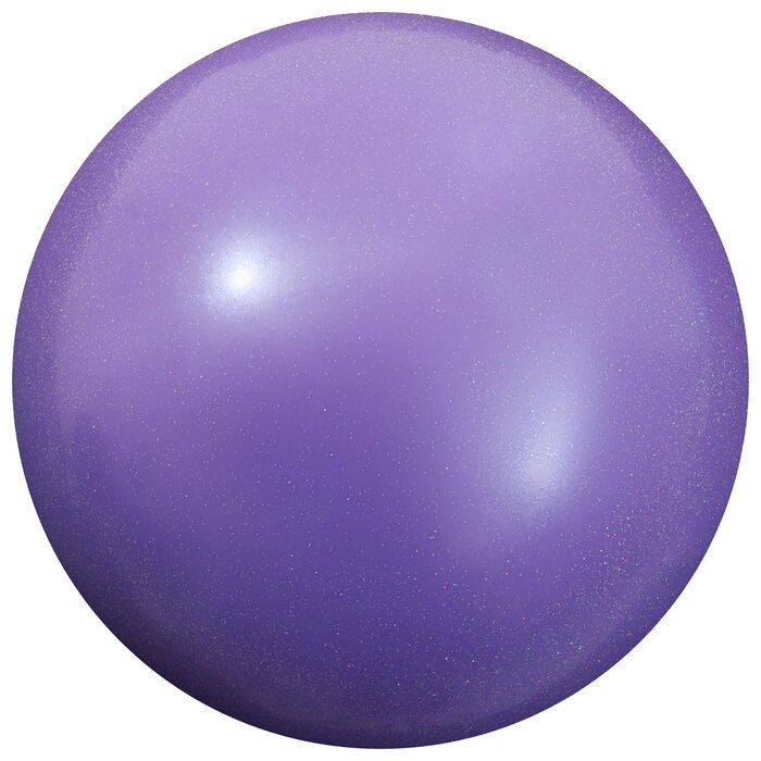 Мяч для художественной гимнастики 'Металлик', d15 см, цвет сиреневый с блеском от компании Интернет-магазин "Flap" - фото 1