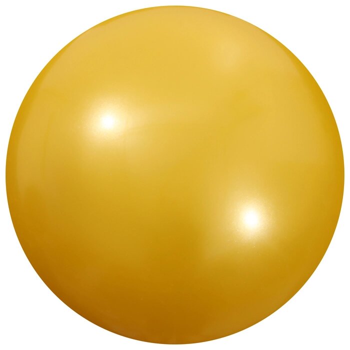 Мяч для художественной гимнастики 'Металлик', d15 см, цвет жёлтый от компании Интернет-магазин "Flap" - фото 1