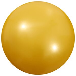 Мяч для художественной гимнастики 'Металлик'd15 см, цвет жёлтый