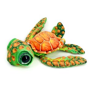 Мягкая игрушка 'Черепаха' 25 см, красно-зелёная