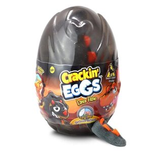 Мягкая игрушка динозавр Crackin'Eggs, 12 см, в мини яйце, серия Лава, МИКС
