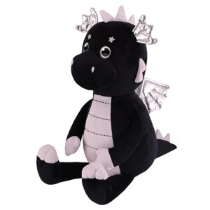 Мягкая игрушка 'Дракон Микки'с серебряными крыльями, 28 см