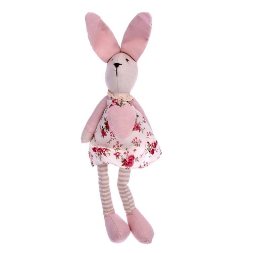Мягкая игрушка 'Кролик'цвет розовый, виды МИКС