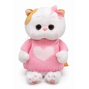 Мягкая игрушка 'Ли-Ли BABY'в свитере с сердцем, 20 см