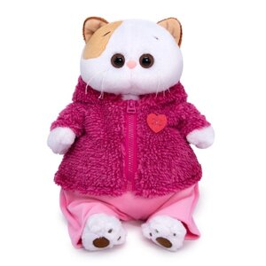 Мягкая игрушка 'Ли-Ли в теплом костюме с сердечком'27 см