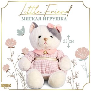 Мягкая игрушка 'Little Friend'кошечка в розовом платье