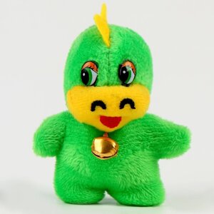 Мягкая игрушка-магнит 'Дракон' с колокольчиком, 8 см, цвет МИКС (комплект из 12 шт.)