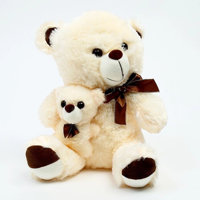 Мягкая игрушка 'Медведь с малышом' от компании Интернет-магазин "Flap" - фото 1