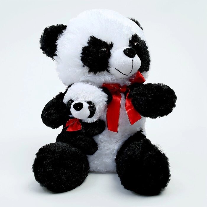 Мягкая игрушка 'Панда с малышом' от компании Интернет-магазин "Flap" - фото 1
