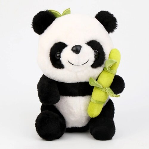 Мягкая игрушка 'Панда в сумке'25 см