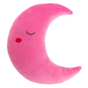 Мягкая игрушка-подушка 'Луна'цвет розовый, 30 см