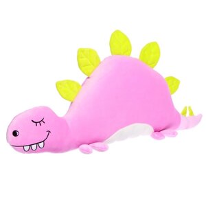 Мягкая игрушка-подушка 'Стегозавр'70 см, цвет светло-фиолетовый