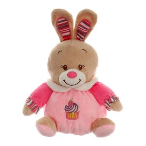 Мягкая игрушка 'Зайка'18 см, цвет розовый