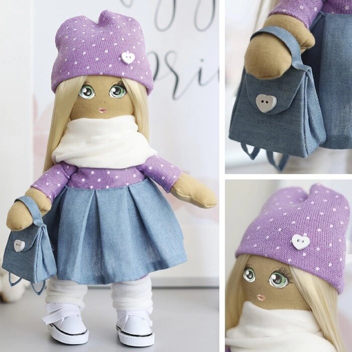 Мягкая кукла 'Глория', набор для шитья 21 x 0,5 x 29,7 см от компании Интернет-магазин "Flap" - фото 1