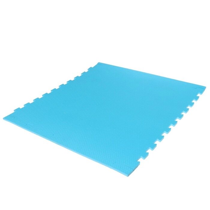 Мягкий пол универсальный 'New-накат. Соты', цвет голубой, 100 x 100 см, 14 мм от компании Интернет-магазин "Flap" - фото 1