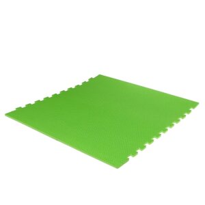 Мягкий пол универсальный 'New-накат. Соты'цвет зелёный, 100 x 100 см, 14 мм