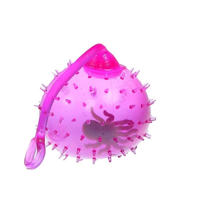 Мялка 'Булава', с водой, внутри игрушка, цвета МИКС (комплект из 24 шт.) от компании Интернет-магазин "Flap" - фото 1
