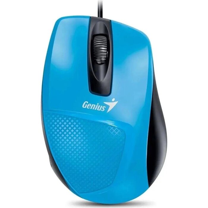 Мышь Genius Mouse DX-150X, проводная, оптическая, 1000 dpi, USB, синяя от компании Интернет-магазин "Flap" - фото 1