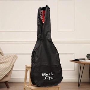 Набор аксессуаров для гитары Music Life ремень, чехол 105х41 см, медиаторы 5 штук, струны