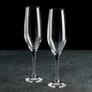 Набор бокалов для шампанского Bohemia Crystal 'Аморосо'200 мл, 2 шт
