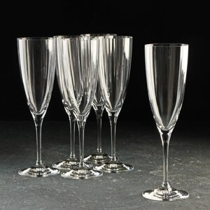 Набор бокалов для шампанского 'Кейт'220 мл, 6 шт