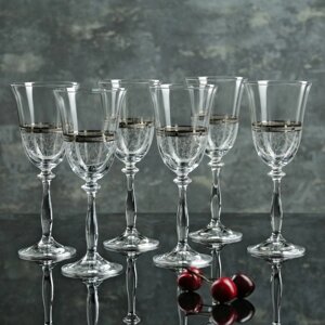 Набор бокалов для вина 'Анжела'250 мл, 6 шт
