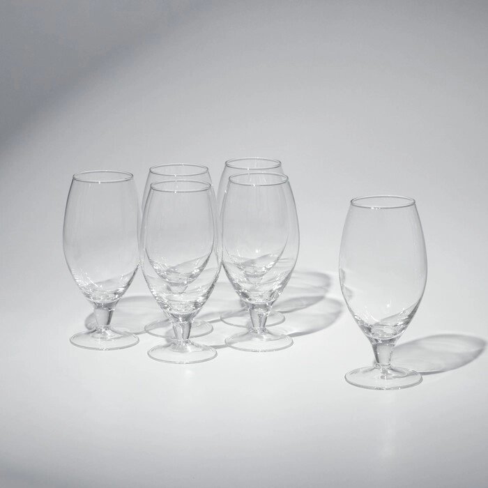 Набор бокалов для вина White wine glass set, стеклянный, 230 мл, 6 шт от компании Интернет-магазин "Flap" - фото 1