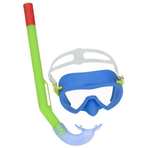 Набор для плавания Essential Lil' Glider маска, трубка, от 3 лет, обхват 48-52 см, цвет МИКС, 24036 Bestway