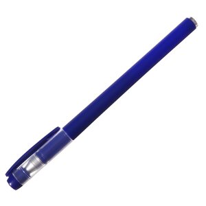 Набор гелевых ручек 12 штук Softtouch, 0.5 мм, синий стержень, тёмно-синий матовый корпус