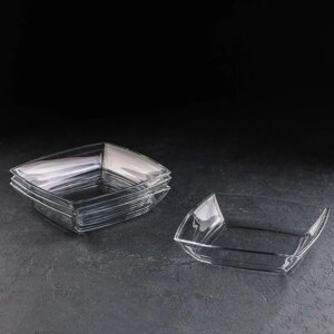Набор глубоких тарелок стеклянный Tokio, 19,1x19,1 см, 4 шт