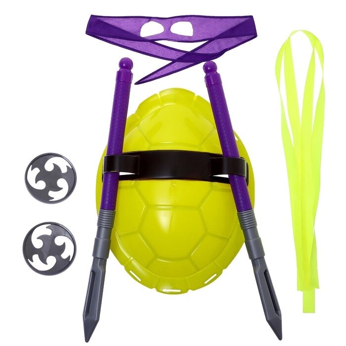 Набор ниндзя 'Панцирь', 6 предметов, цвет фиолетовый от компании Интернет-магазин "Flap" - фото 1