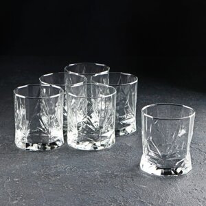 Набор низких стеклянных стаканов 'Рош'340 мл, 6 шт