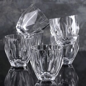 Набор стаканов стеклянных 'Доменик'250 мл, 9x9,5 см, 6 шт