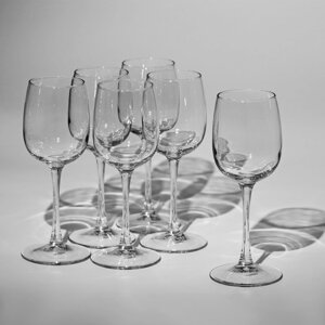 Набор стеклянных бокалов для вина 'Аллегресс'300 мл, 6 шт