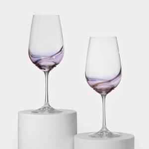 Набор стеклянных бокалов для вина 'Турбуленция'550 мл, 2 шт