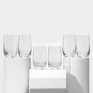 Набор стеклянных стаканов для воды 'Анжела'380 мл, 6 шт